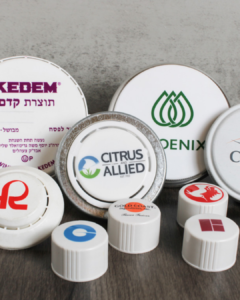 Art Delta Printing on industrial caps, closures and packaging components by Art Delta NY